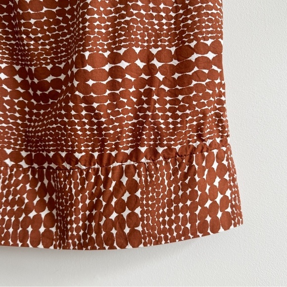 WHIT • Dockside Dress in Abstract Brown/White Print - Picture 8 of 15